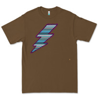 Cacao Purple Border Aztec Pattern Lightning Premium Tee - Bettercallsaul