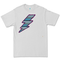 Purple Border Aztec Pattern Lightning Premium Tee | Teevron