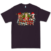 Plum Merry Christmas Y'all Heifers Premium Tee - RanaPortraitStore
