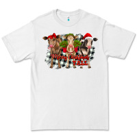 White Merry Christmas Y'all Heifers Premium Tee - RanaPortraitStore
