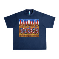 Navy 'merica Urban Heavy Tee - TumblerDesignByShophia