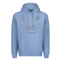 Colony Blue Bicycle Day 1943  LSD Acid Trip  Druffi gift Premium Hoodie - minhPixels
