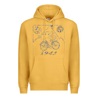 Mustard Bicycle Day 1943  LSD Acid Trip  Druffi gift Premium Hoodie - minhPixels
