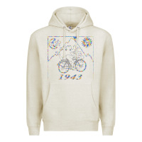 Oatmeal Heather Bicycle Day 1943  LSD Acid Trip  Druffi gift Premium Hoodie - minhPixels
