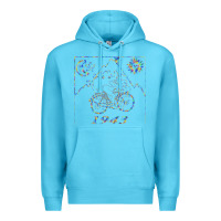 Ocean Blue Bicycle Day 1943  LSD Acid Trip  Druffi gift Premium Hoodie - minhPixels