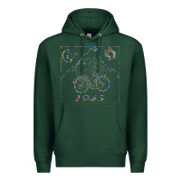 Sports Green Bicycle Day 1943  LSD Acid Trip  Druffi gift Premium Hoodie - minhPixels