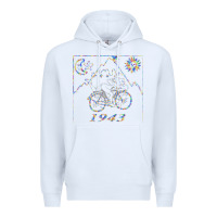 White Bicycle Day 1943  LSD Acid Trip  Druffi gift Premium Hoodie - minhPixels