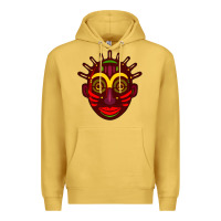 Antique Gold african masks 2 Premium Hoodie - BundleAndBundleShop