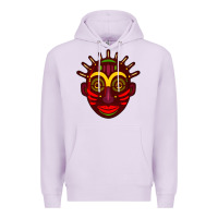 Lilac african masks 2 Premium Hoodie - BundleAndBundleShop