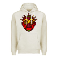 Oatmeal Heather african masks 2 Premium Hoodie - BundleAndBundleShop