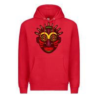 Red african masks 2 Premium Hoodie - BundleAndBundleShop