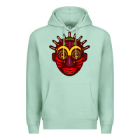 Seafoam african masks 2 Premium Hoodie - BundleAndBundleShop