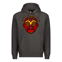 Smoke african masks 2 Premium Hoodie - BundleAndBundleShop