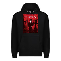 Black The Omen Horror Movie Premium Hoodie - minhPixels