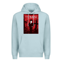 Blue Mist The Omen Horror Movie Premium Hoodie - minhPixels