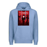 Colony Blue The Omen Horror Movie Premium Hoodie - minhPixels