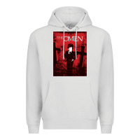 Dove Grey The Omen Horror Movie Premium Hoodie - minhPixels