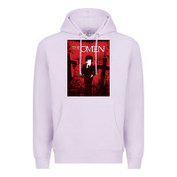 Lilac The Omen Horror Movie Premium Hoodie - minhPixels