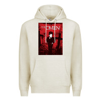 Oatmeal Heather The Omen Horror Movie Premium Hoodie - minhPixels