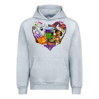 Heather Grey halloween Urban Hoodie - AdoDesignShop