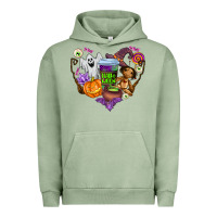 Pigment Oil Green halloween Urban Hoodie - AdoDesignShop