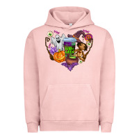 Pigment Salmon halloween Urban Hoodie - AdoDesignShop