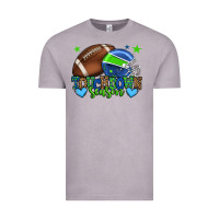 Vintage Zinc Touchdown season American football green and blue Vintage Tee - HowdyJamesFarm