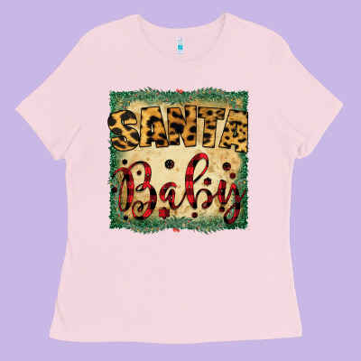 Santa Baby Ladies Tee Designed By Bettercallsaul
