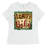 White Santa Baby Ladies Tee - Bettercallsaul