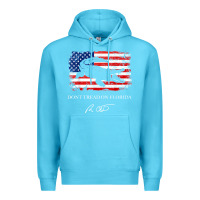 Ocean Blue Don_t Tread On Florida Governor Ron DeSantis 2022 USA Flag Premium Hoodie - minhPixels