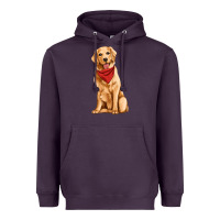 Plum golden retriever Heavyweight Hoodie - Artiststas