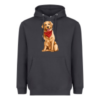 Smoke golden retriever Heavyweight Hoodie - Artiststas