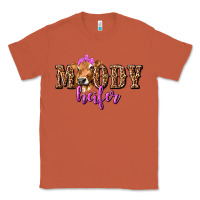 Copper Moody Heifer with Leopard Classic Tee - texasbilliewilder
