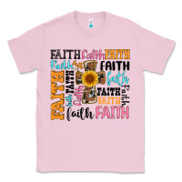 Bubblegum Pink faith cross Classic Tee - Artiststas