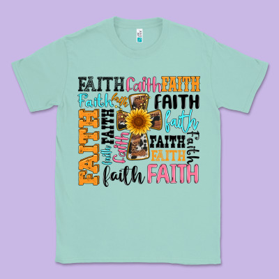 Faith Cross Classic Tee Designed By Artiststas