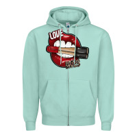 Seafoam Love Bites Zipper Hoodie - SublimationCraftShop