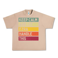 Burro Keep Calm And Let Ezra Handle This Funny Retro Quote Urban Heavy Tee - minhPixels