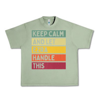 Oil Green Keep Calm And Let Ezra Handle This Funny Retro Quote Urban Heavy Tee - minhPixels