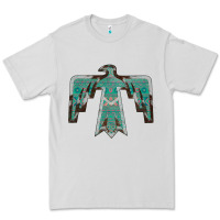 Dove Grey Cowhide Aztec Thunderbird Premium Tee - Bettercallsaul