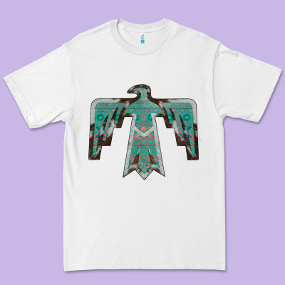 Cowhide Aztec Thunderbird Premium Tee Designed By Bettercallsaul