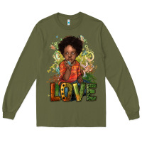 Army Green Black are boy love Long Sleeve Tee - HowdyJamesFarm