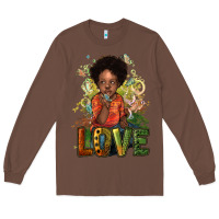 Chestnut Black are boy love Long Sleeve Tee - HowdyJamesFarm
