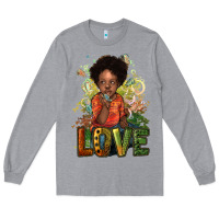 Heather Grey Black are boy love Long Sleeve Tee - HowdyJamesFarm