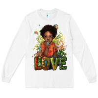 White Black are boy love Long Sleeve Tee - HowdyJamesFarm
