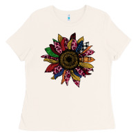 Bone Cheetah Christmas Sunflower Ladies Tee - Bettercallsaul