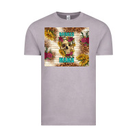 Vintage Zinc badass mama with flowers Vintage Tee - TumblerDesignByShophia