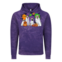 Cloud Purple ghost dogs Vintage Hoodie - CowGirlArtShop