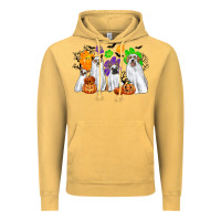 Vintage Mustard ghost dogs Vintage Hoodie - CowGirlArtShop