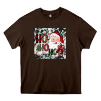 Chocolate Brown ho ho ho coaster Heavy Core Tee - JahusDesignShop