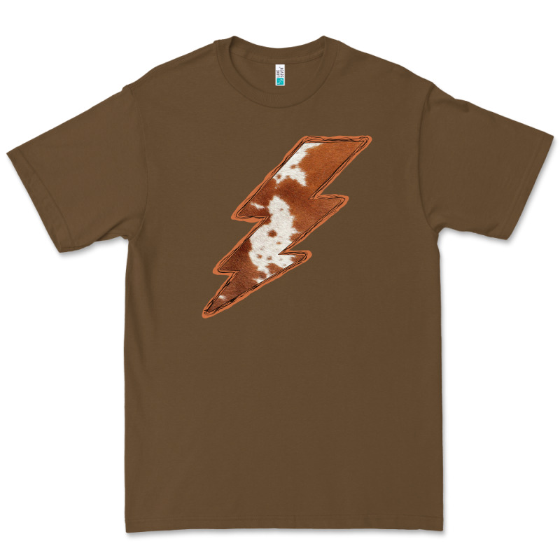 Cowhide Patterned Lightning Premium Tee by Bettercallsaul | Teevron